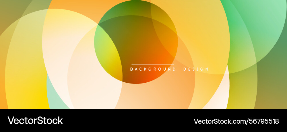 Abstract colorful circles overlap creating Abstract colorful circles overlap creating vector image