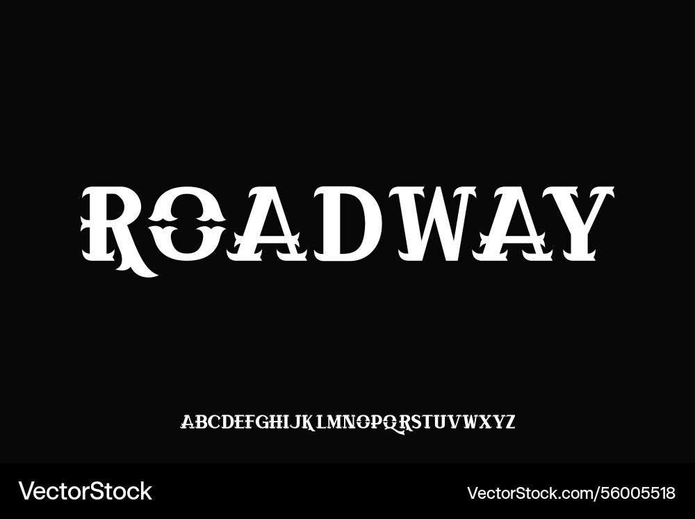 Display alphabet font design suitable Display alphabet font design suitable vector image