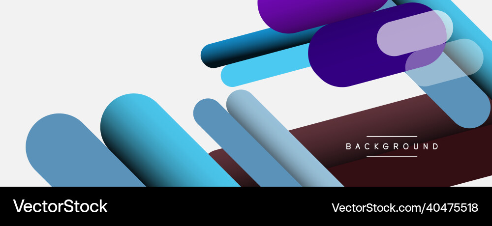 Overlapping round shapes and lines background Overlapping round shapes and lines background Vector Image