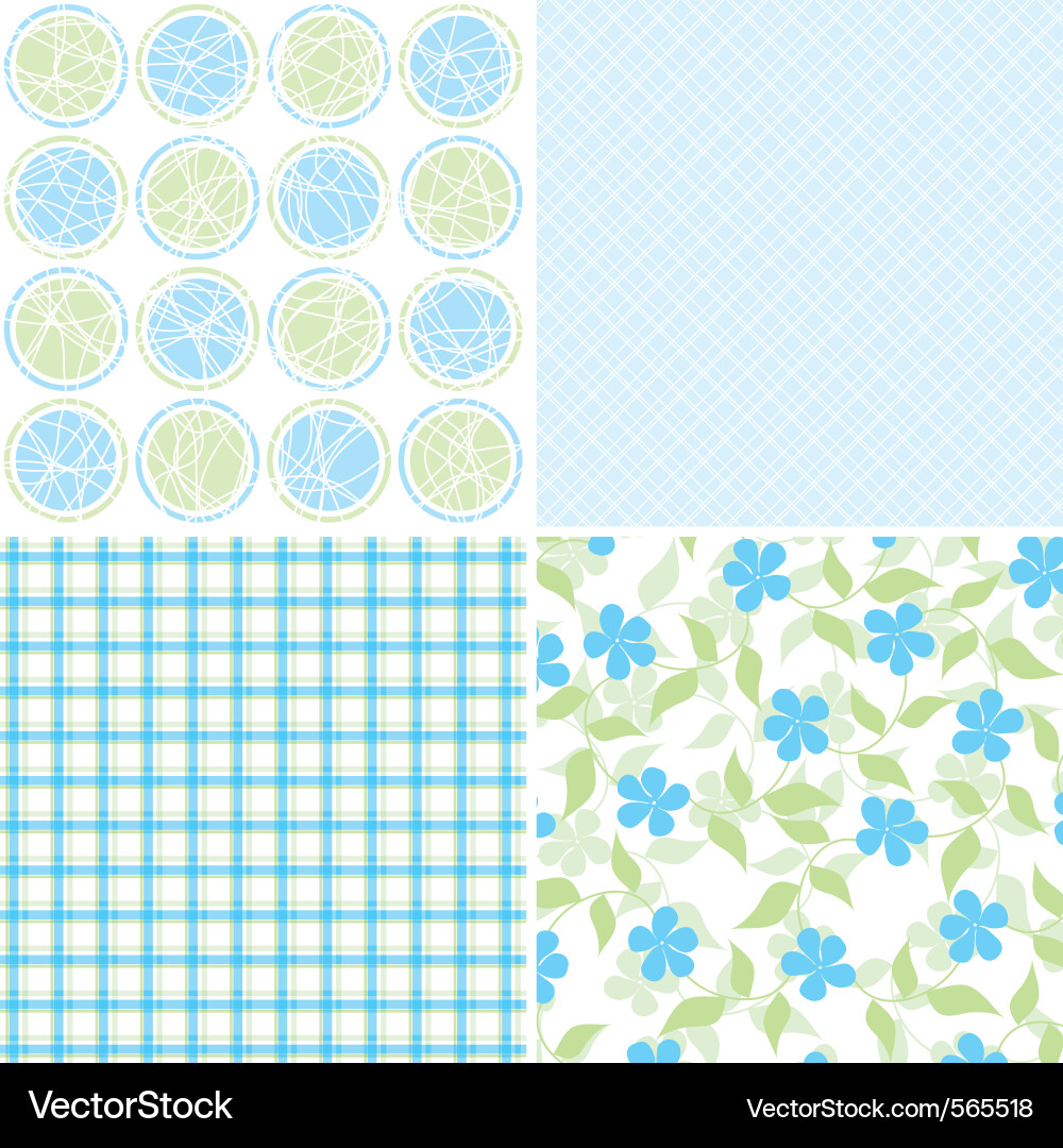 Scrapbook patterns for design Vector Image