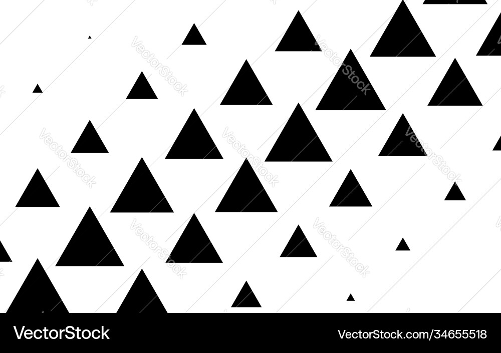 Triangles halftone triangle geometric background Vector Image