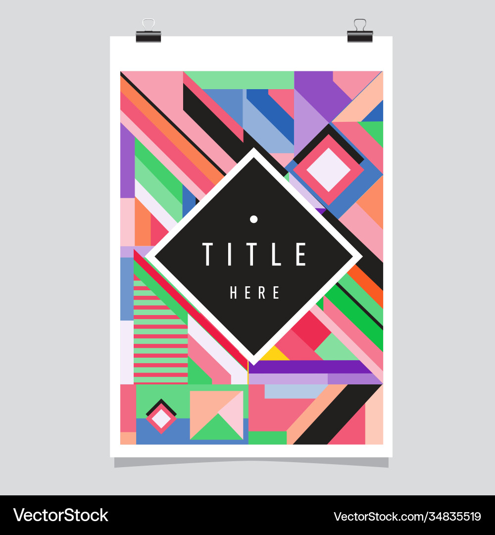 Abstract colorful geometric pattern background Abstract colorful geometric pattern background Vector Image