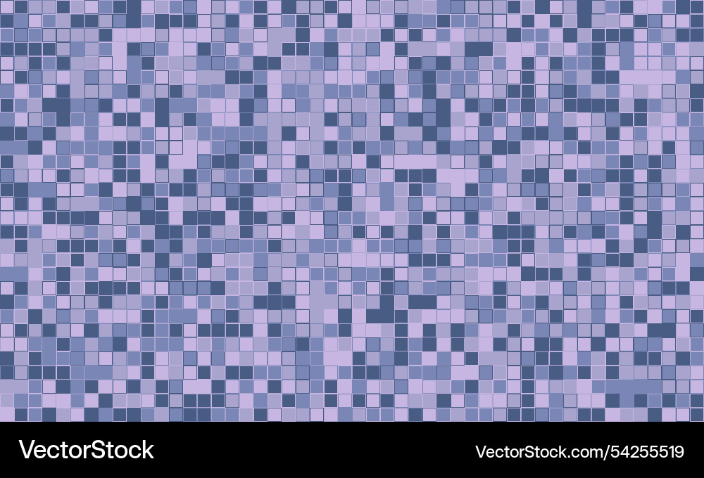 Abstract cube mosaic with structured colors Vector Image