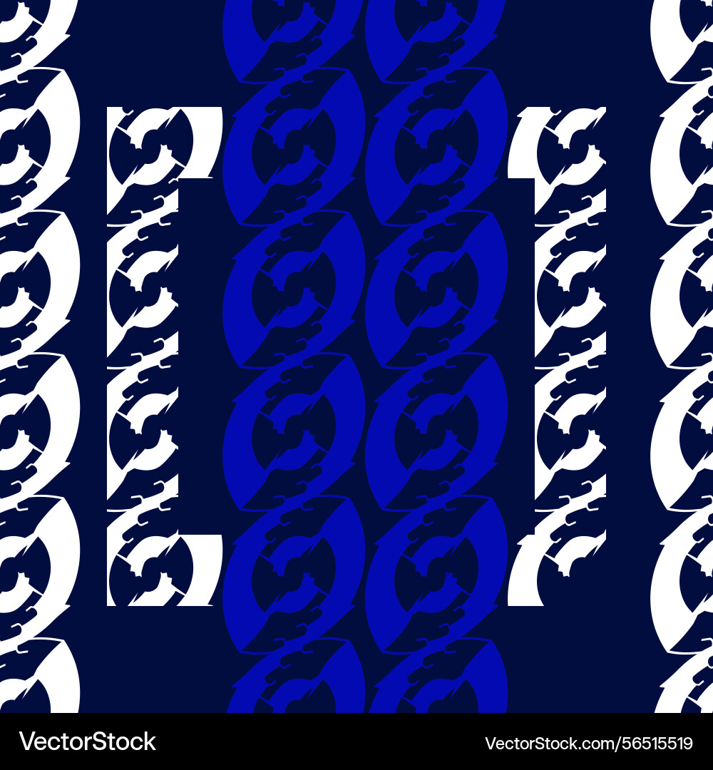 Pattern with abstract beans two colors Pattern with abstract beans two colors vector image