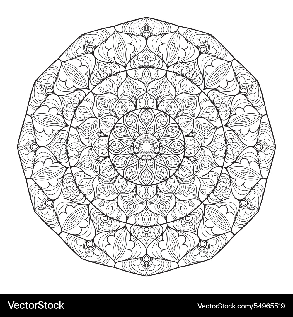 Print mandala design pattern Print mandala design pattern Vector Image