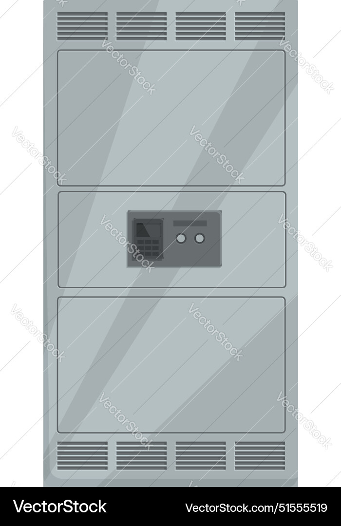 Server rack being used in data center for network Server rack being used in data center for network vector image
