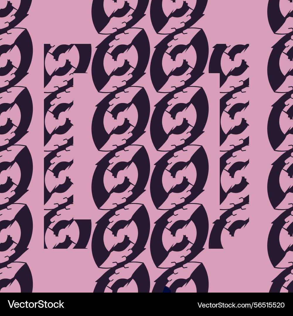 Pattern with abstract beans two colors Pattern with abstract beans two colors vector image