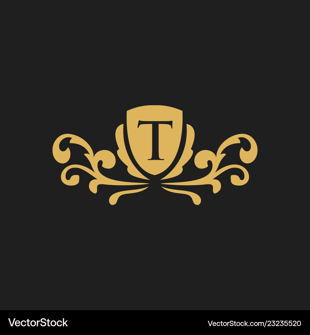Set of elements in style mono line luxury logo – Royalty-Free Vector |  VectorStock, image size:1000x1080
