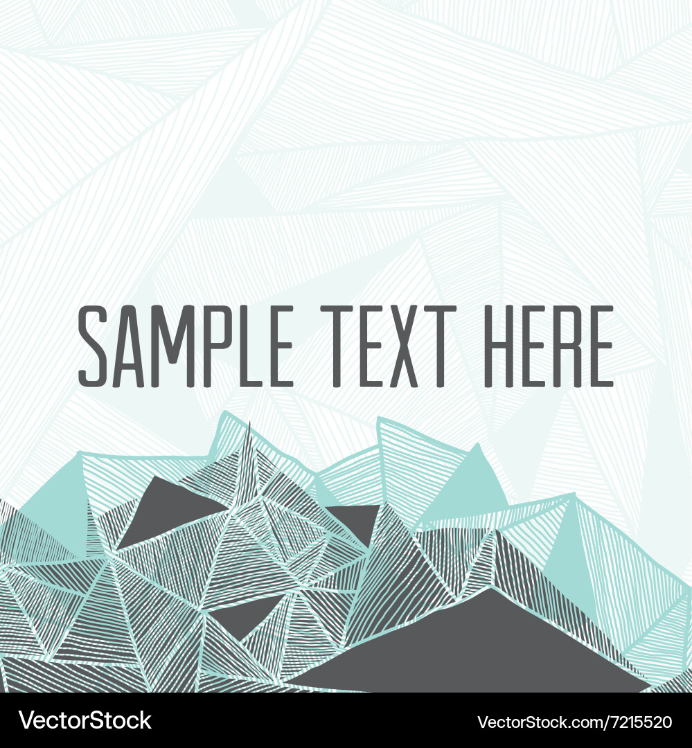Triangular Geometric Pattern Background vector image