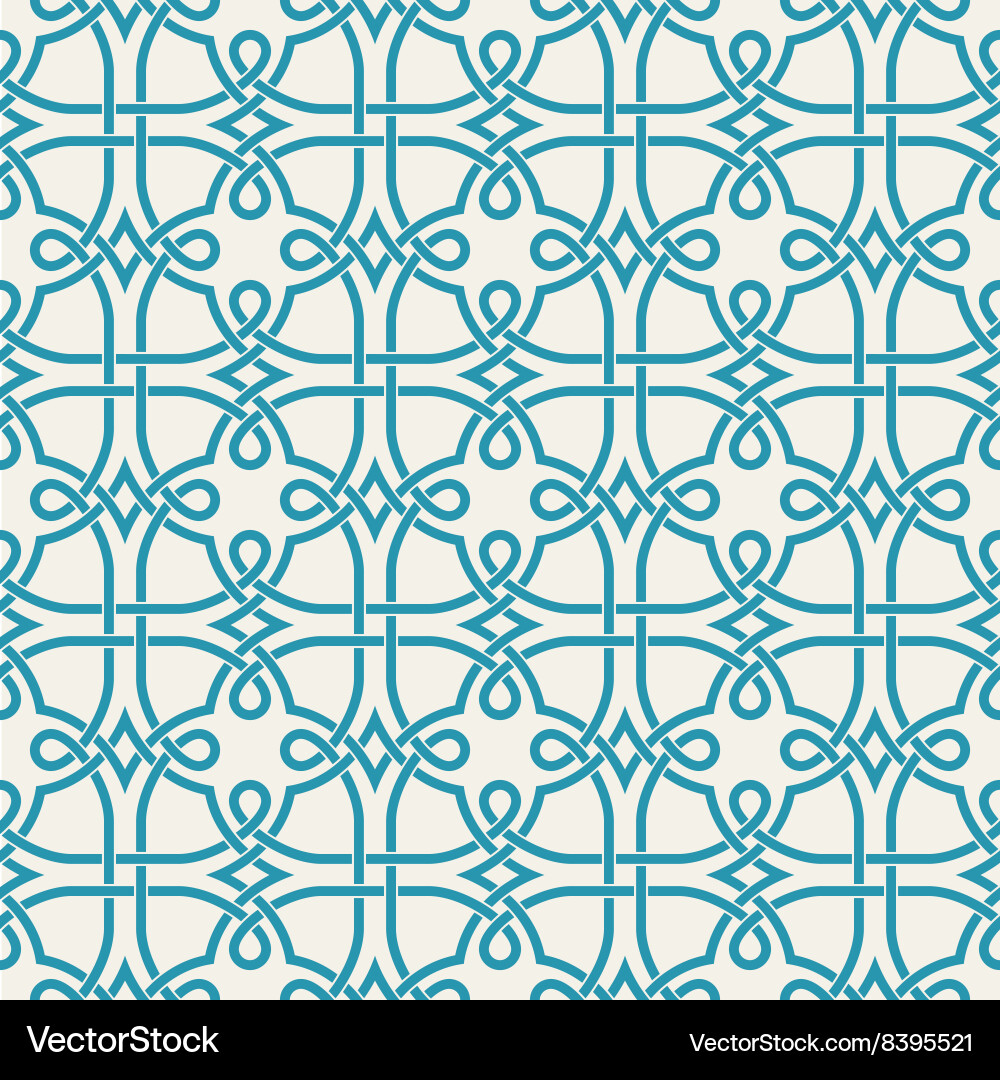 Ornamental seamless pattern abstract background vector image