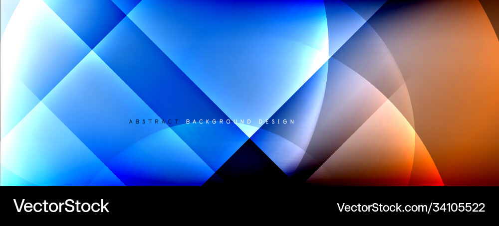 Abstract background - circle and cross Vector Image