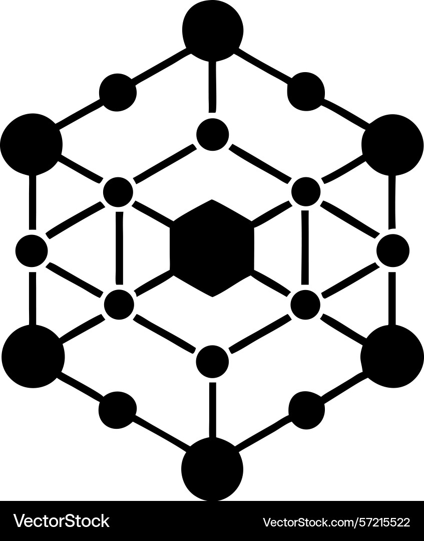 Abstract geometric network structure depicting Abstract geometric network structure depicting vector image