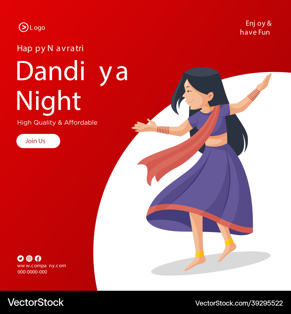 Banner-Design von dandiya Nacht Banner-Design von dandiya Nacht vektorbild