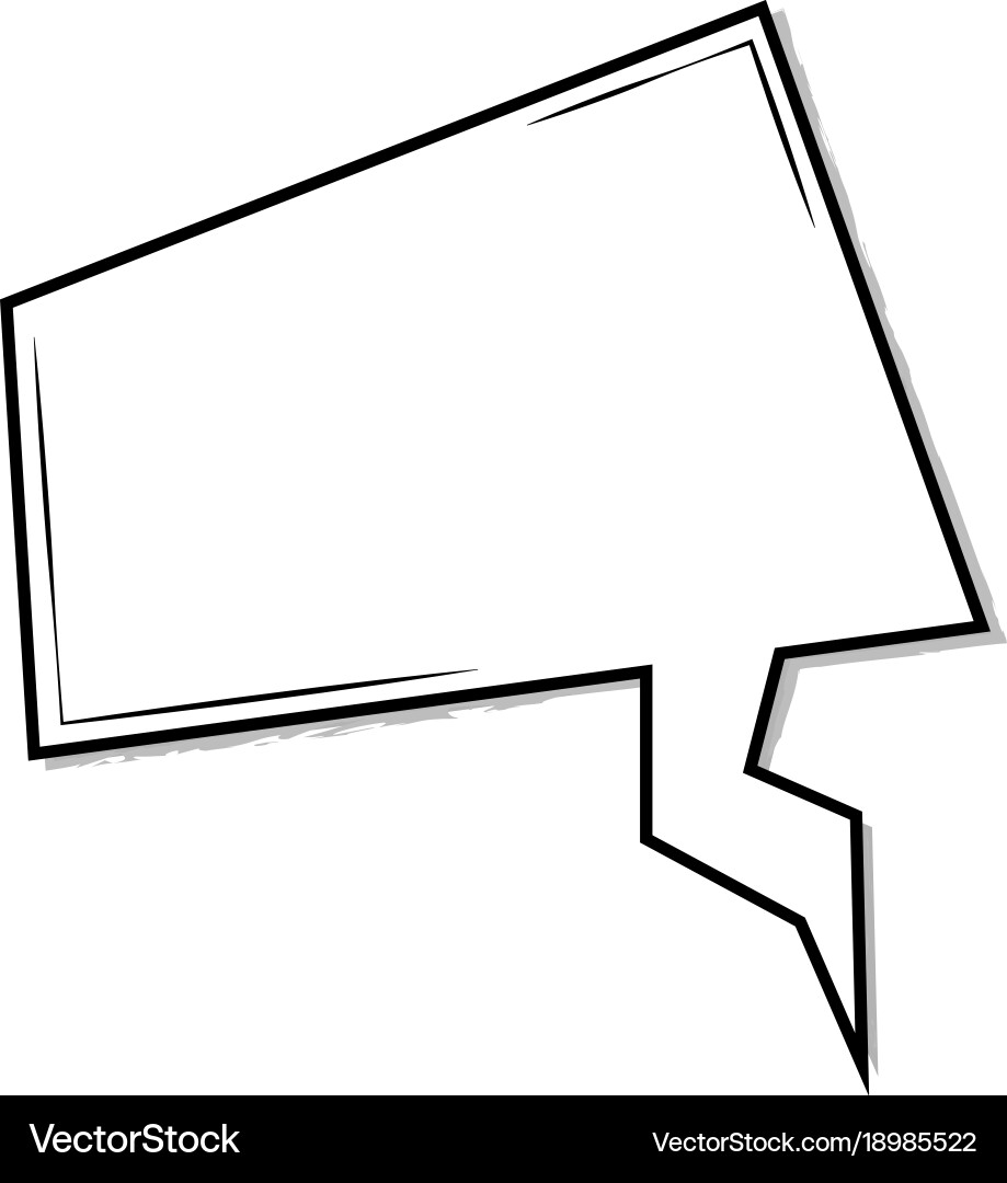Pop art textbox vector image