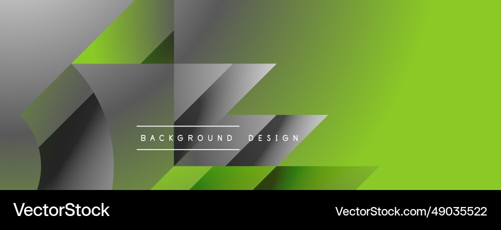 Triangles lines and round shapes - dynamic Vector Image