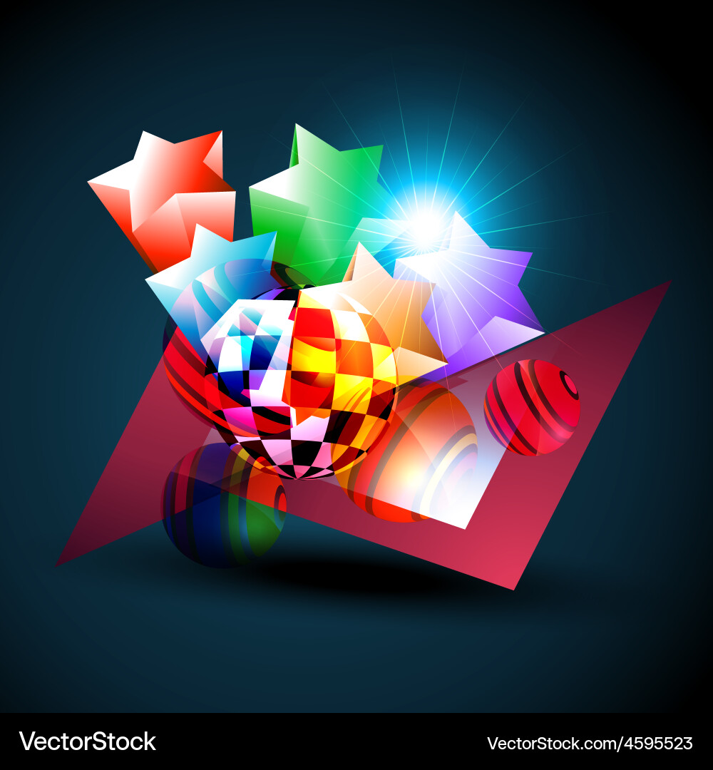 Abstract shape background Vector Image