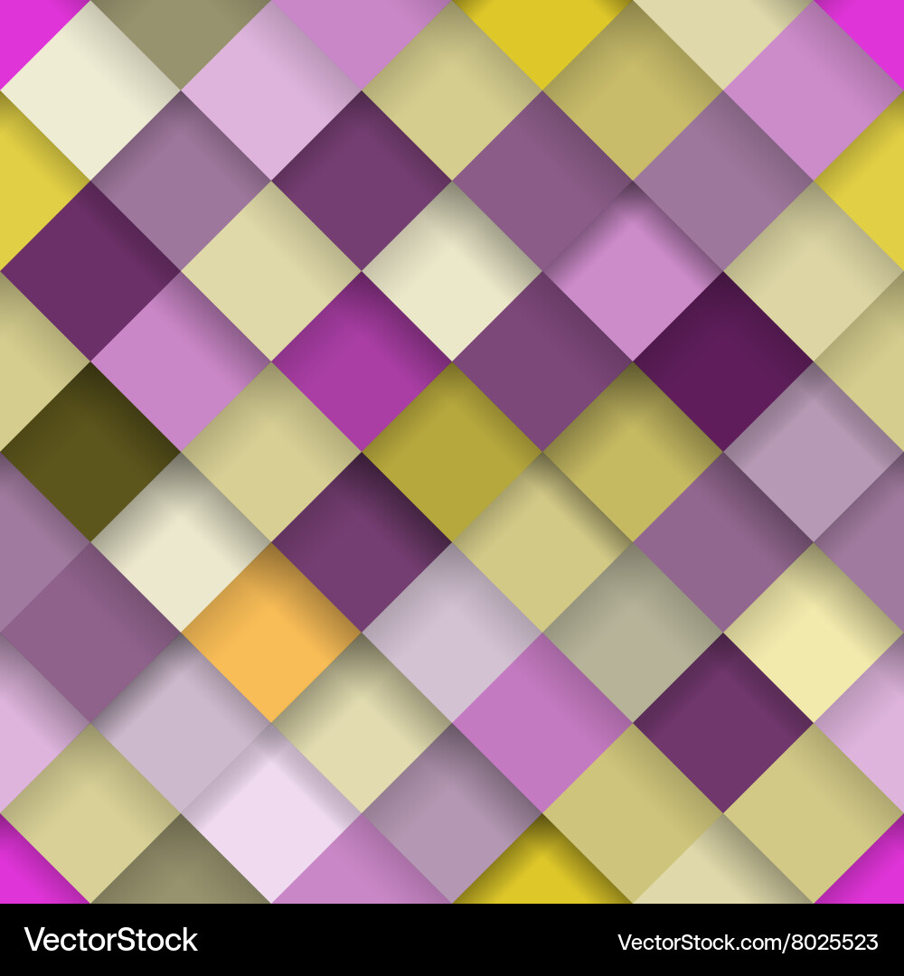 Geometric Square Pattern vector image