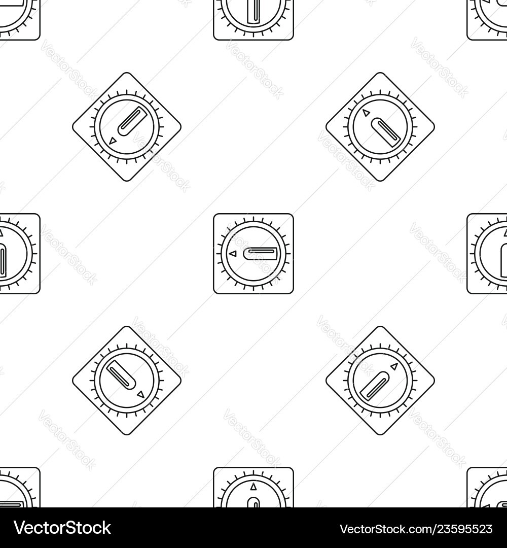 Timer clock icon outline style Timer clock icon outline style vector image
