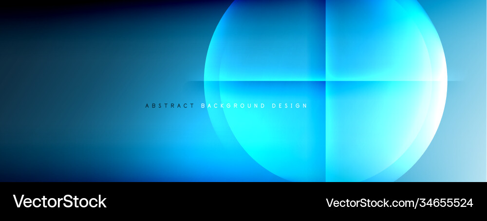 Abstract background - circle and cross Vector Image