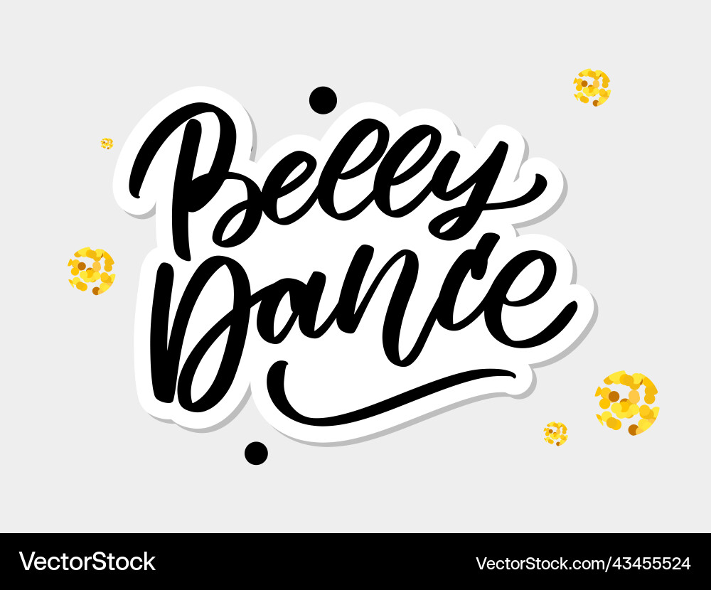 Brief Bauch Tanz Schrift Komposition für Ihre Brief Bauch Tanz Schrift Komposition für Ihre vektorbild