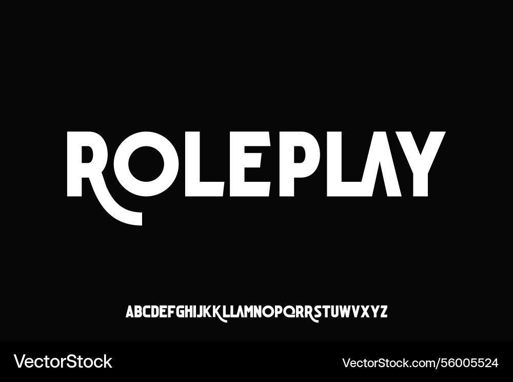 Display alphabet font design suitable Display alphabet font design suitable vector image