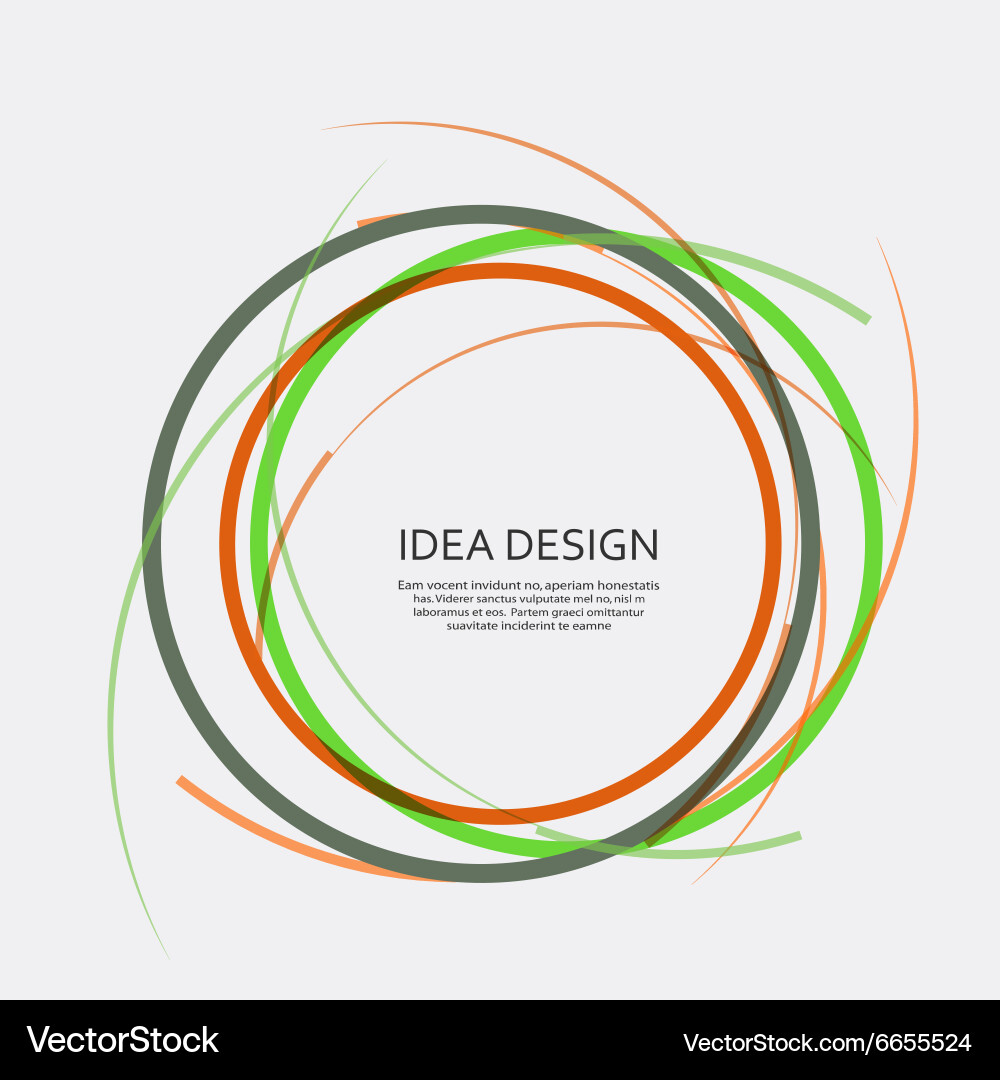 Dynamic Circle Patterns vector image