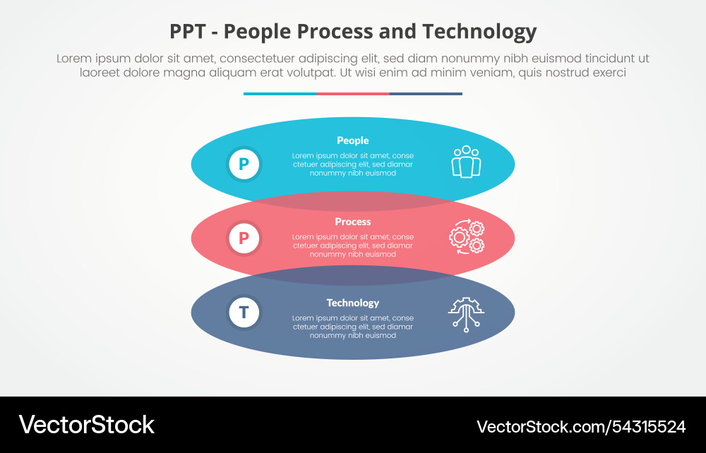 Ppt framework infographic concept for slide Vector Image