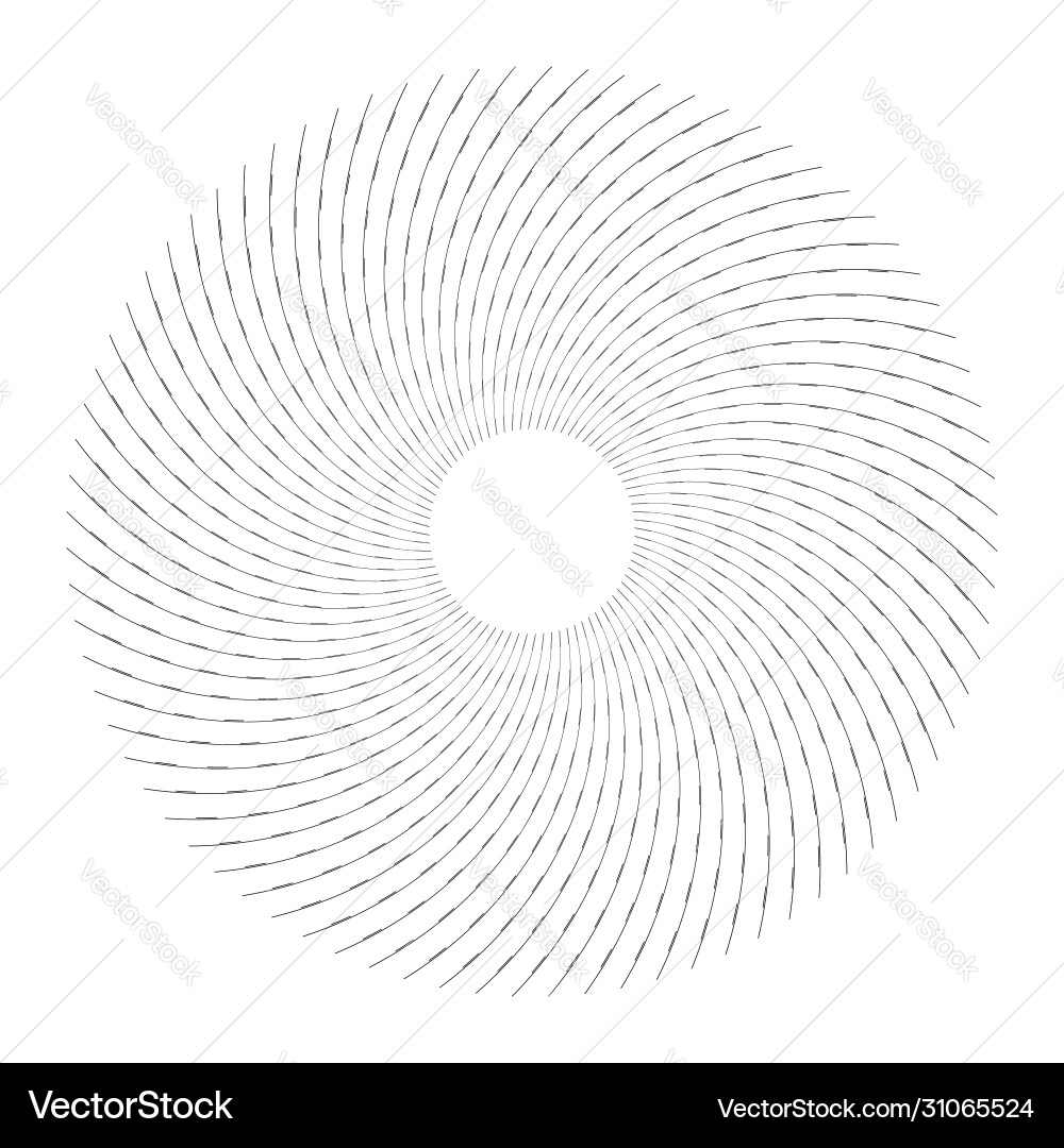 Rotating Circular Form Vector Image