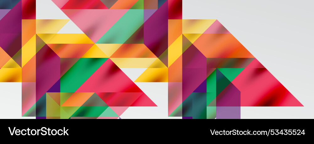 Tech minimal overlapping triangle shapes elements Tech minimal overlapping triangle shapes elements vector image