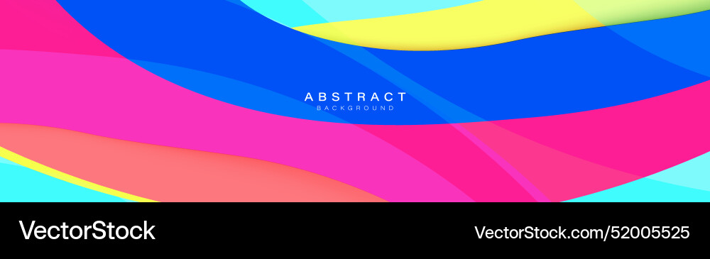 Abstract Geometric Colorful Background vector image