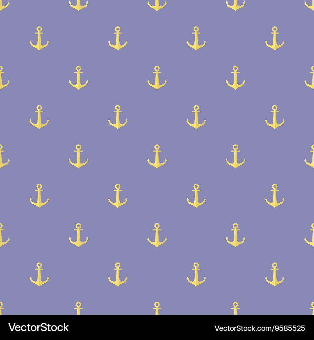 Anchor Pattern - Seamless Vector Image