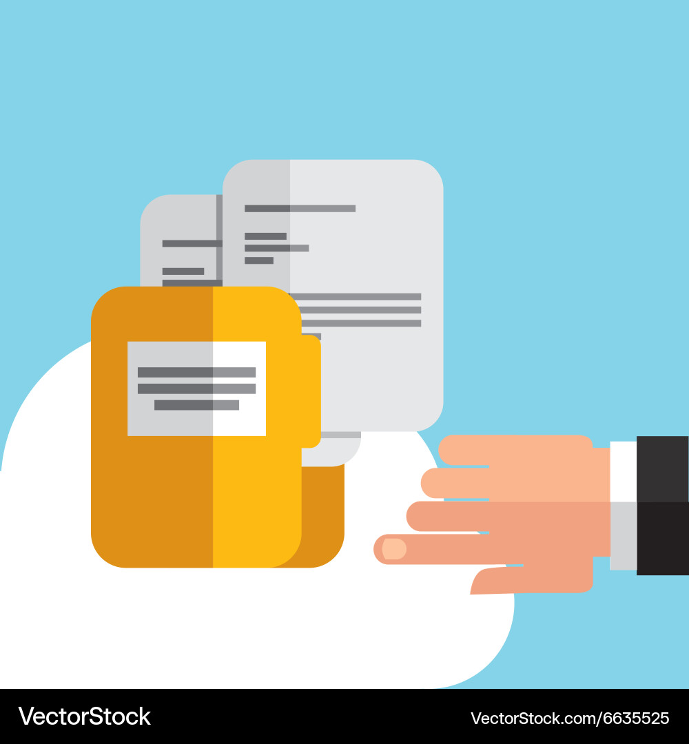 Cloud computing design Vector Image