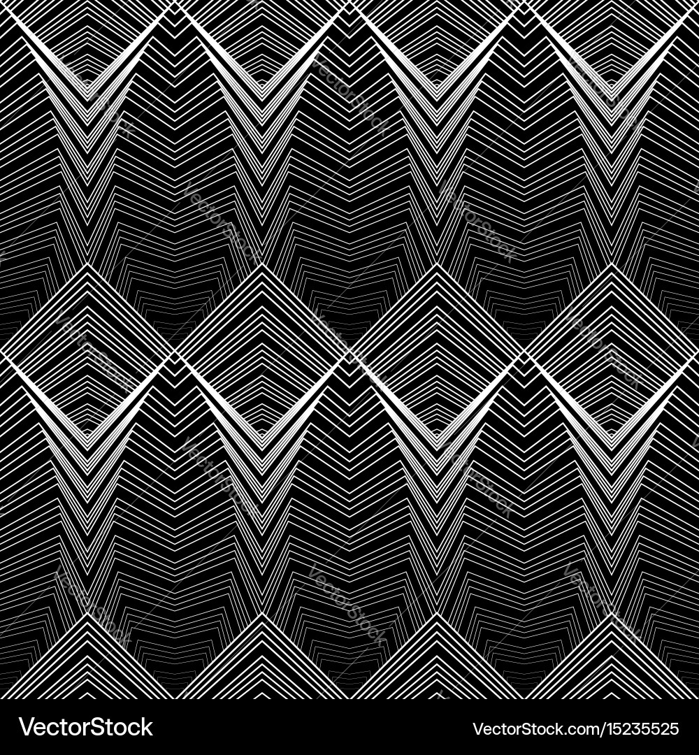Design seamless monochrome lines pattern Vector Image