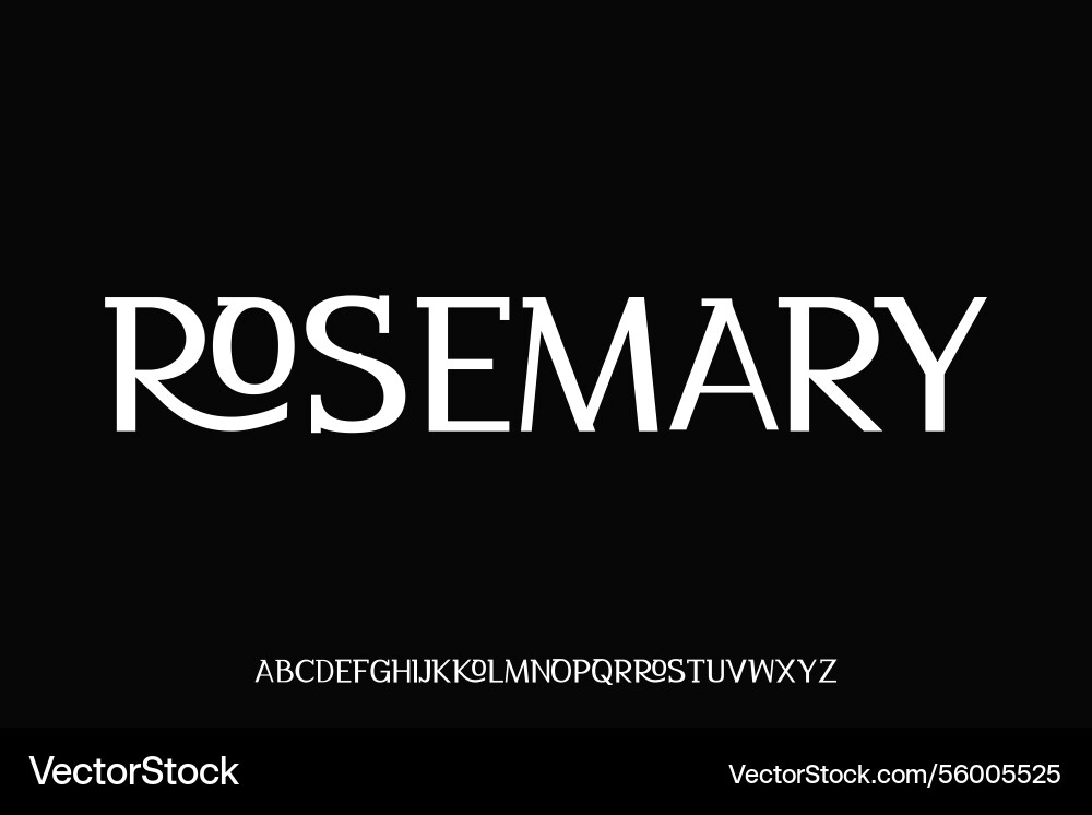 Display alphabet font design suitable Vector Image