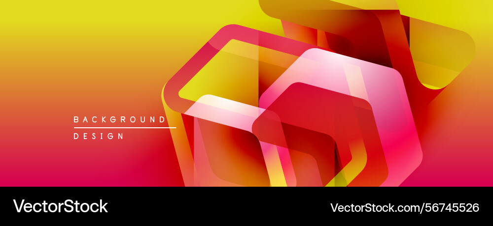 Abstract geometric shapes overlap creating Abstract geometric shapes overlap creating vector image