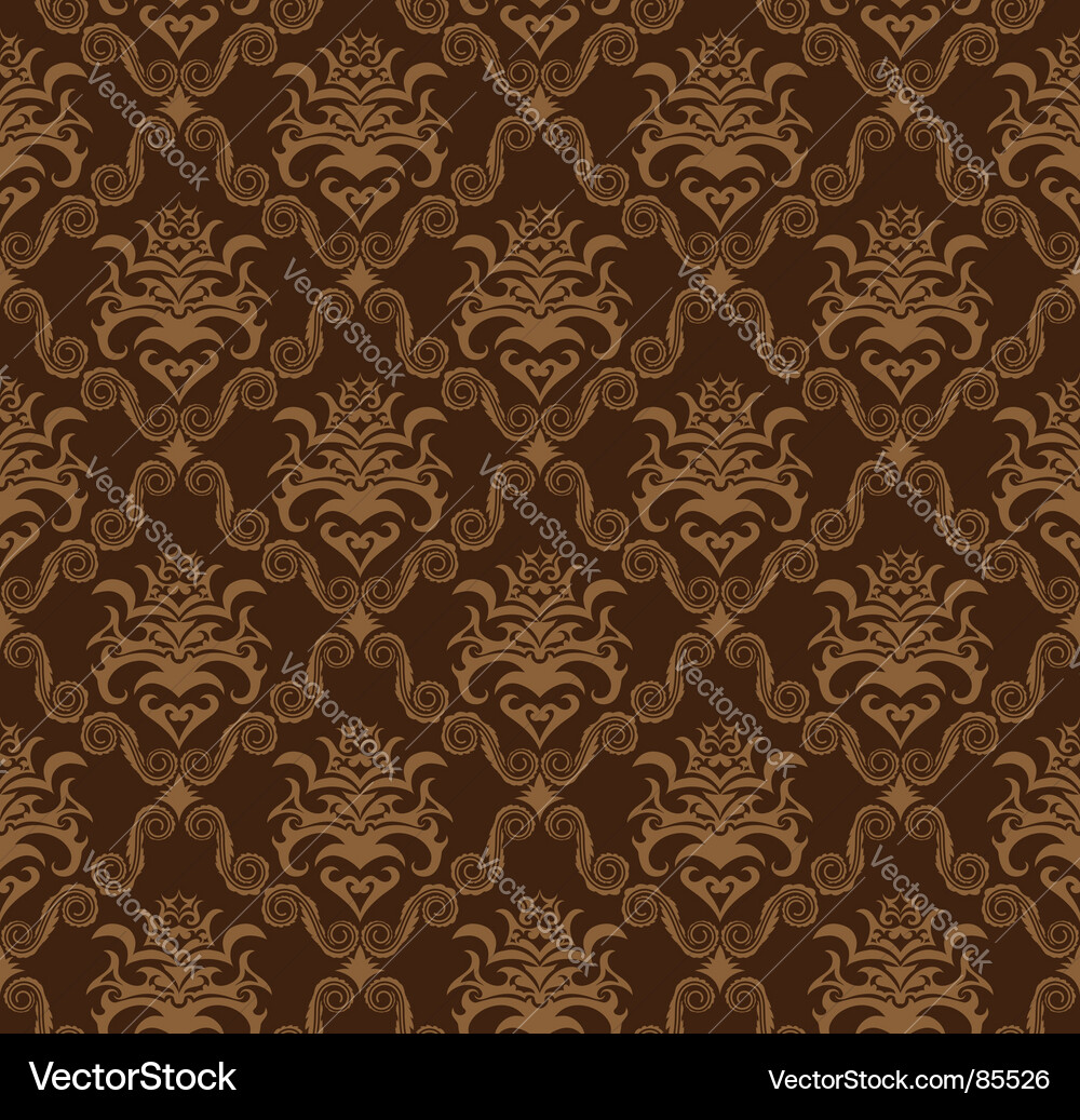 Damask pattern Vector Image