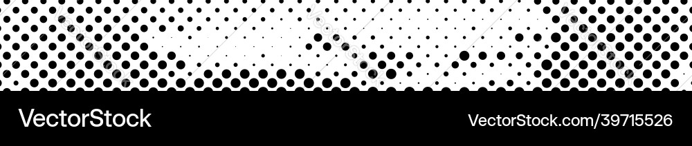Halftone random circles dots pattern Vector Image