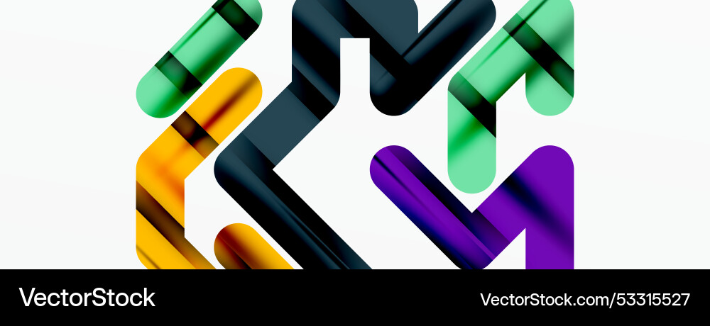 Dynamic colorful lines minimal abstract background Dynamic colorful lines minimal abstract background vector image