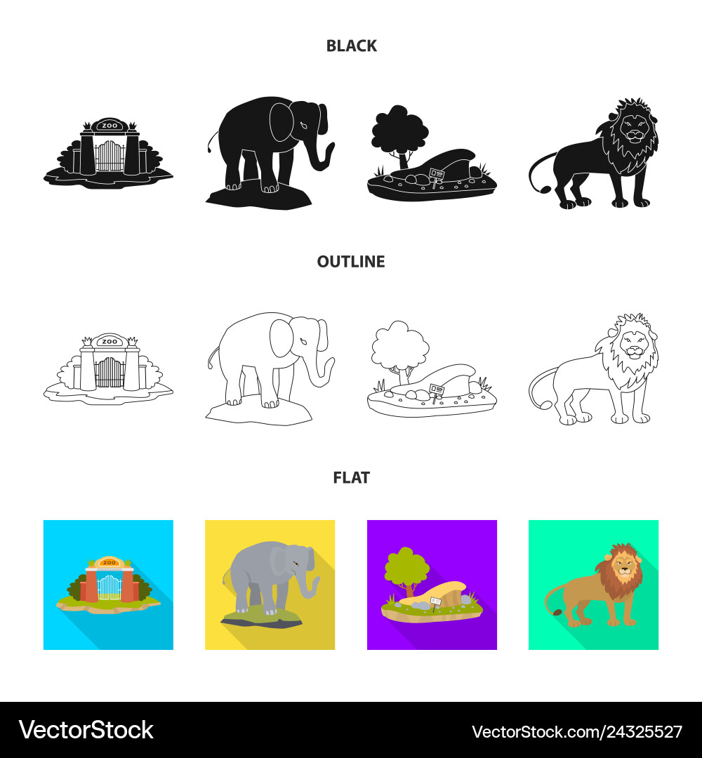 Isolated object of nature and fun icon collection Isolated object of nature and fun icon collection Vector Image