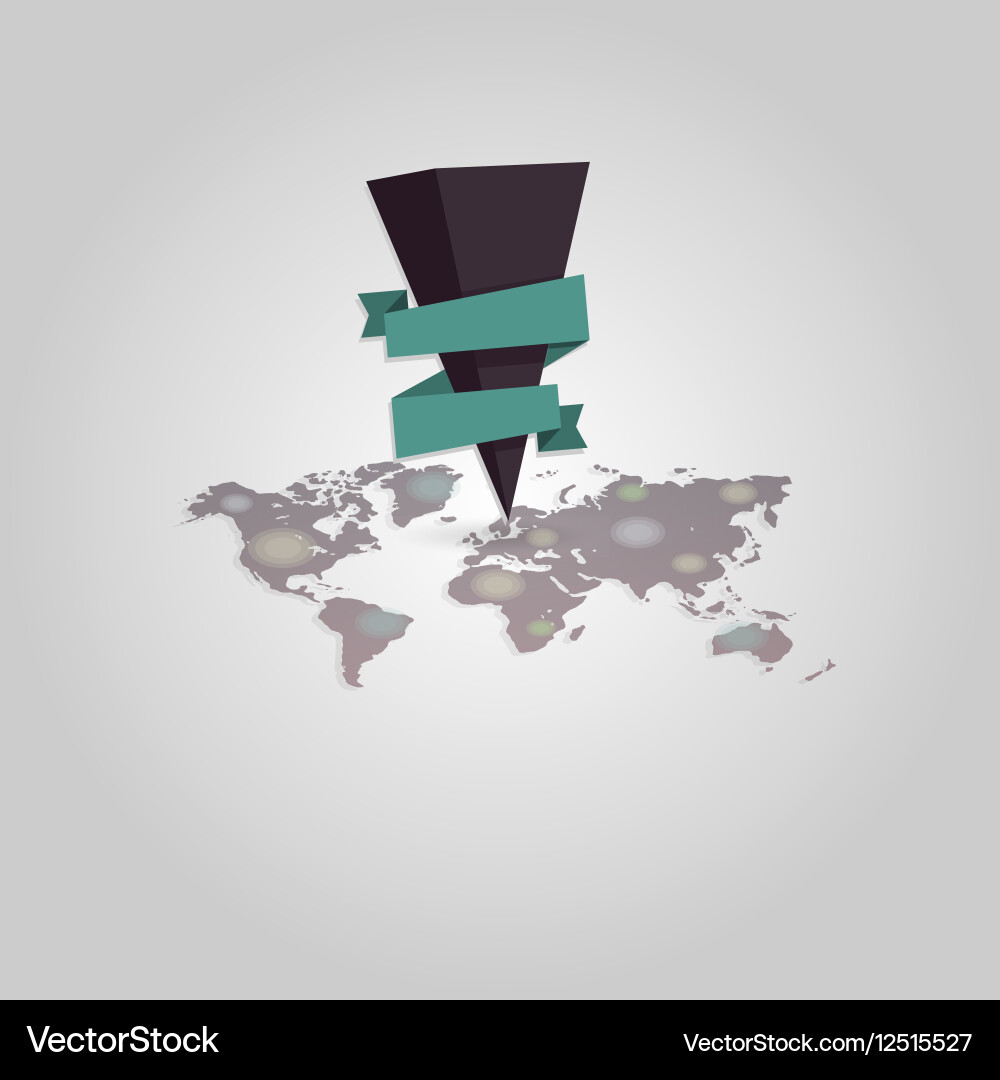 Map pointer icon location symbol Vector Image