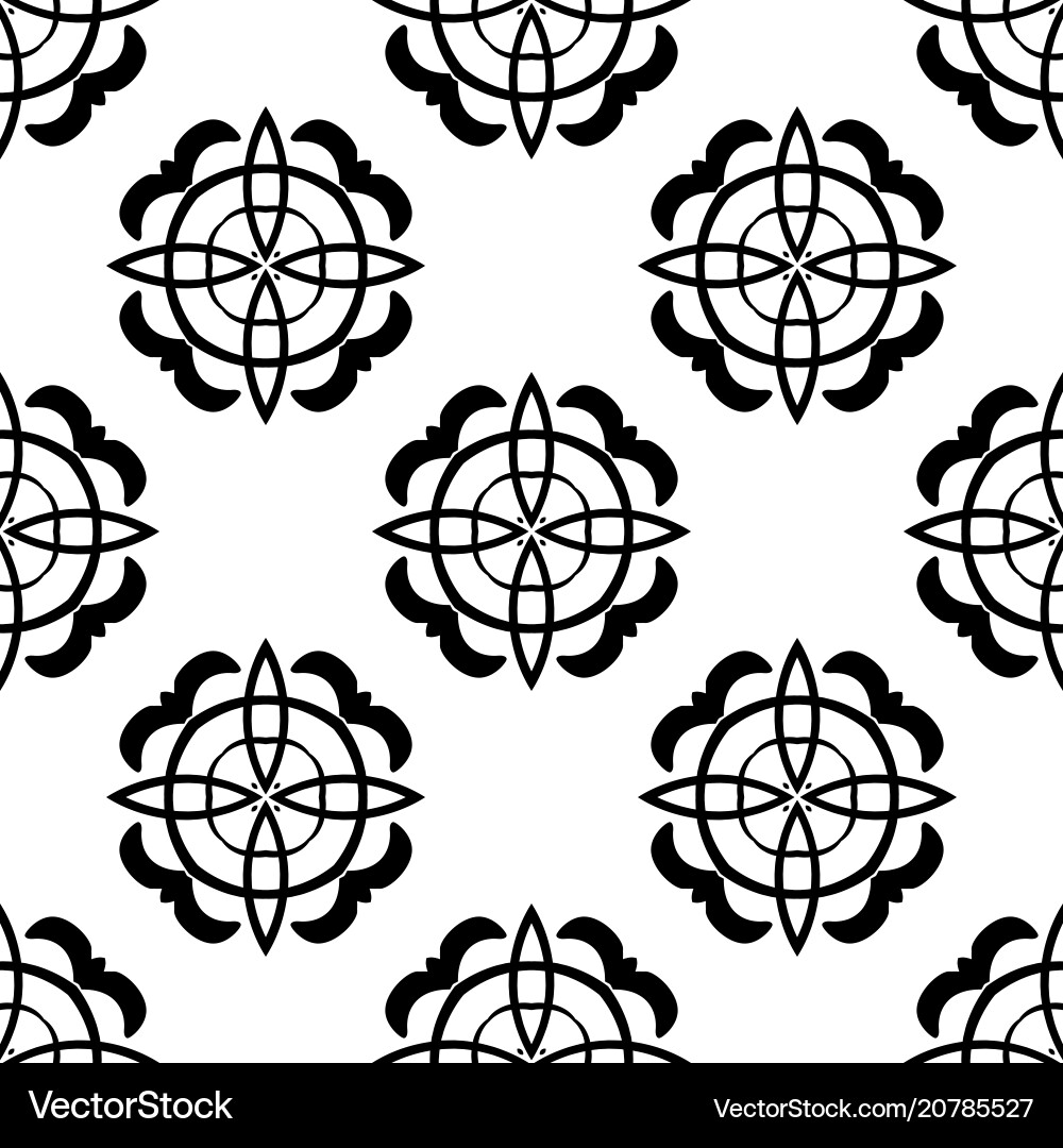 Retro seamless pattern Vector Image