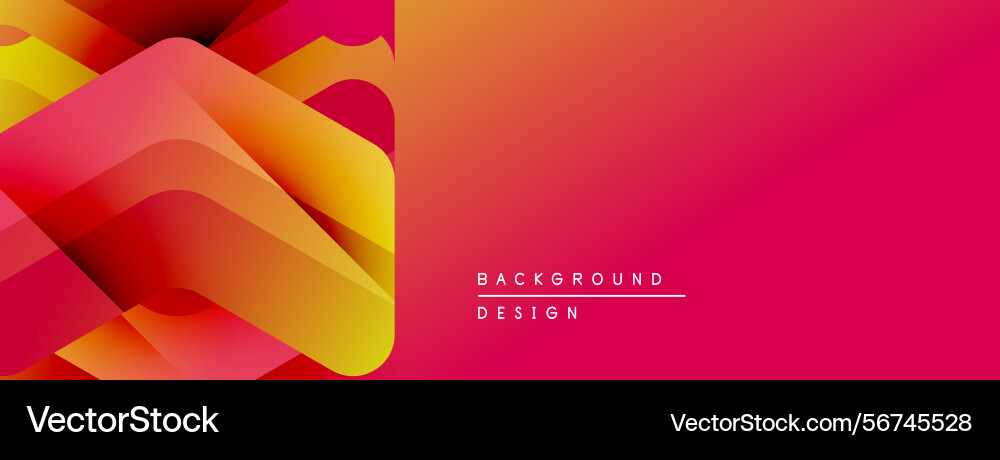 Abstract gradient shapes overlap creating vibrant Abstract gradient shapes overlap creating vibrant vector image