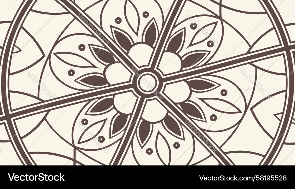 Concentric Circle Pattern Vector Image