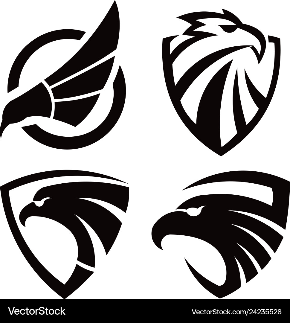 Eagle bird logo Royalty Free Vector Image - VectorStock