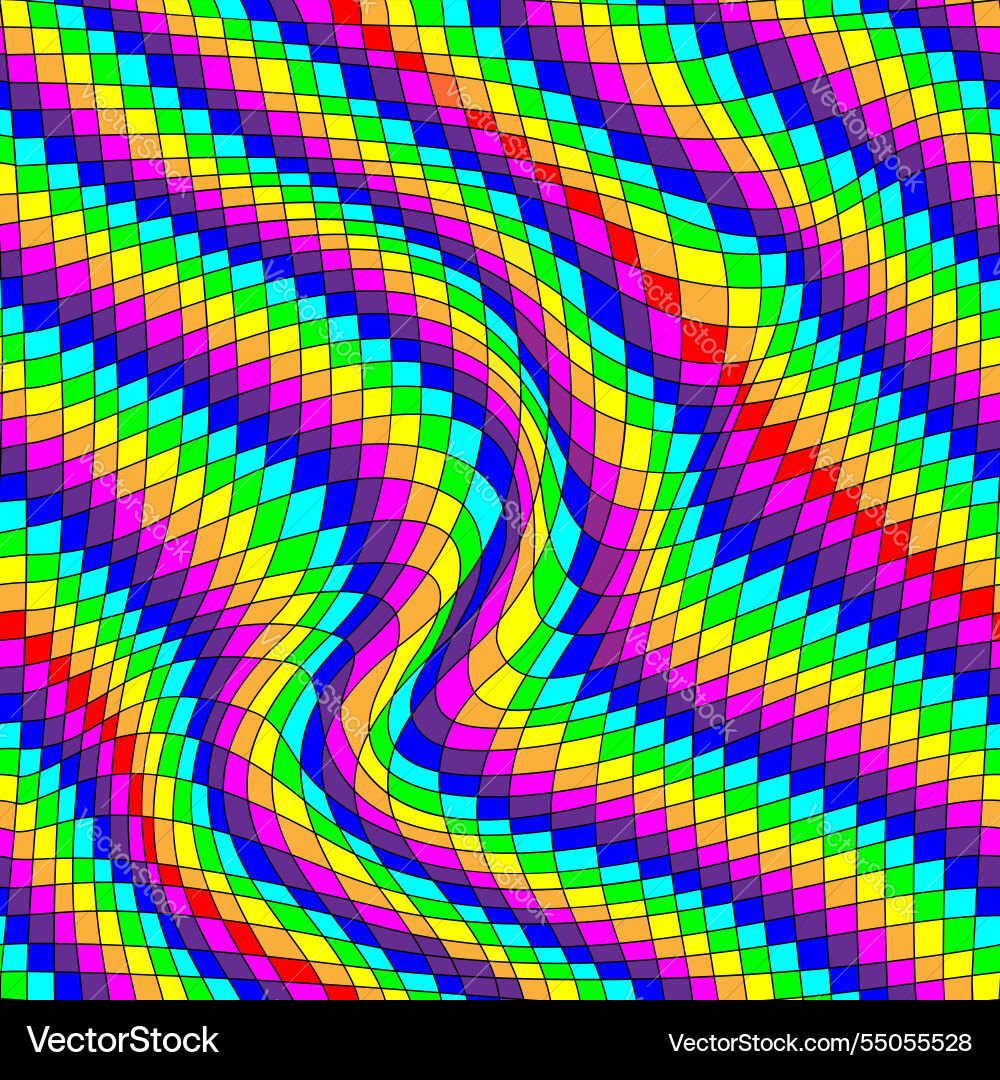 Seamless pattern with abstract square waves Seamless pattern with abstract square waves vector image