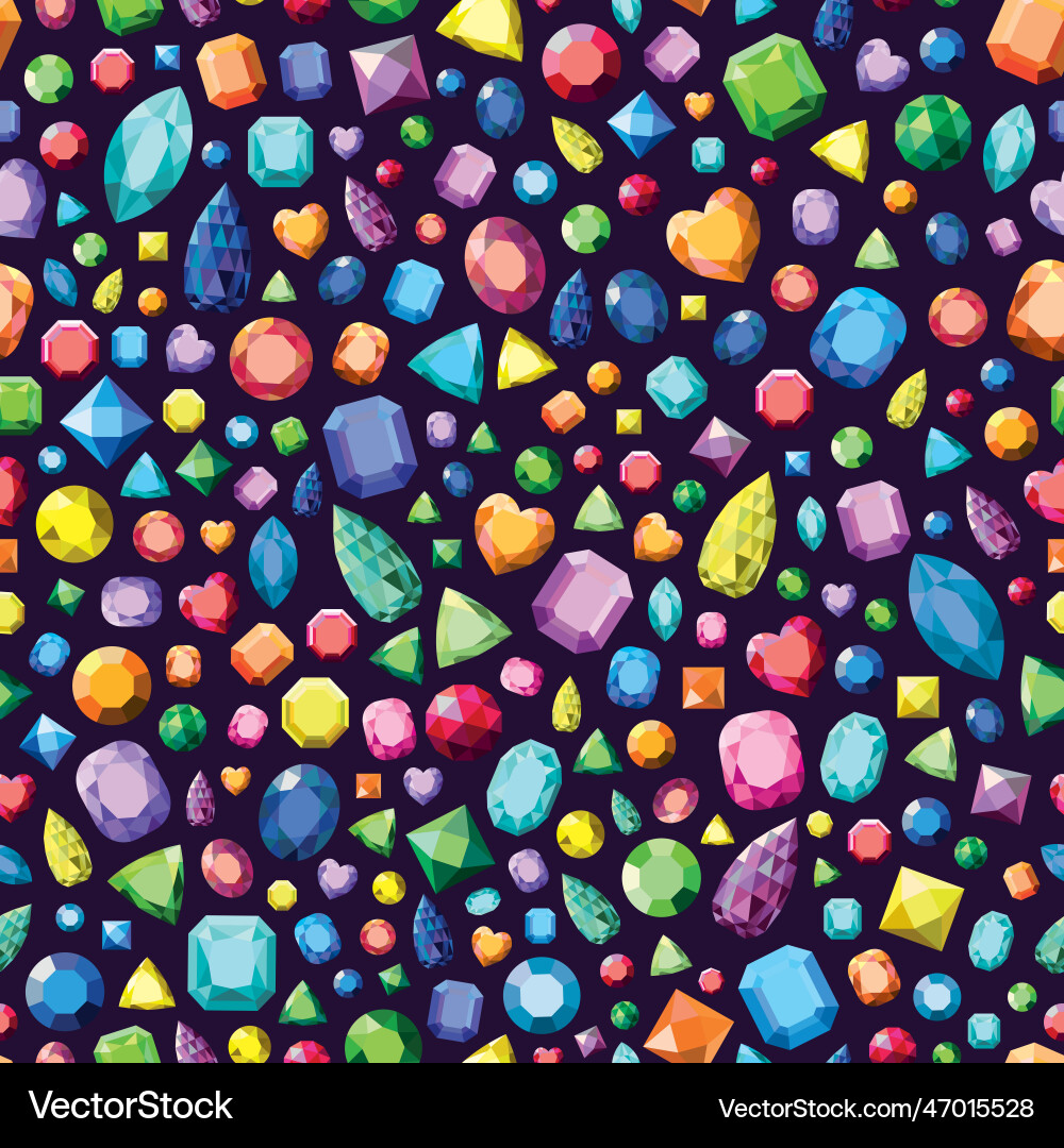 Seamless pattern with various multicolored Seamless pattern with various multicolored Vector Image