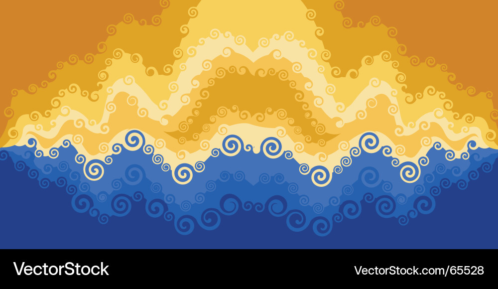 Swirl Pattern Background Vector Image