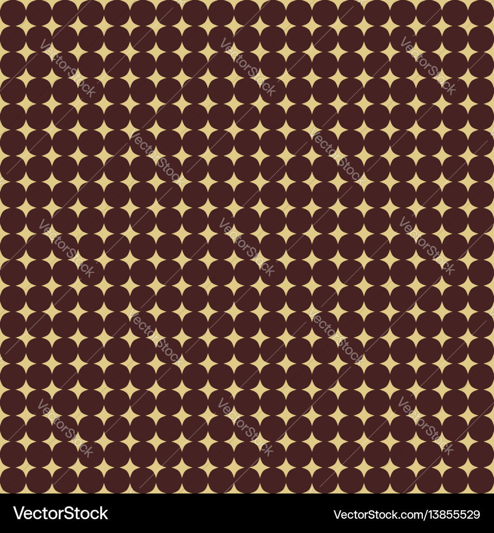 Seamless modern pattern with dots Vector Image
