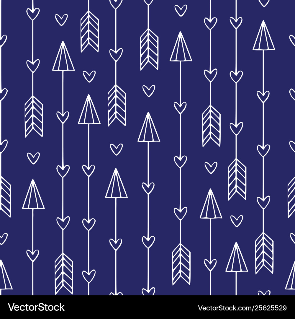 Seamless pattern with arrows modern ethnic print Seamless pattern with arrows modern ethnic print Vector Image