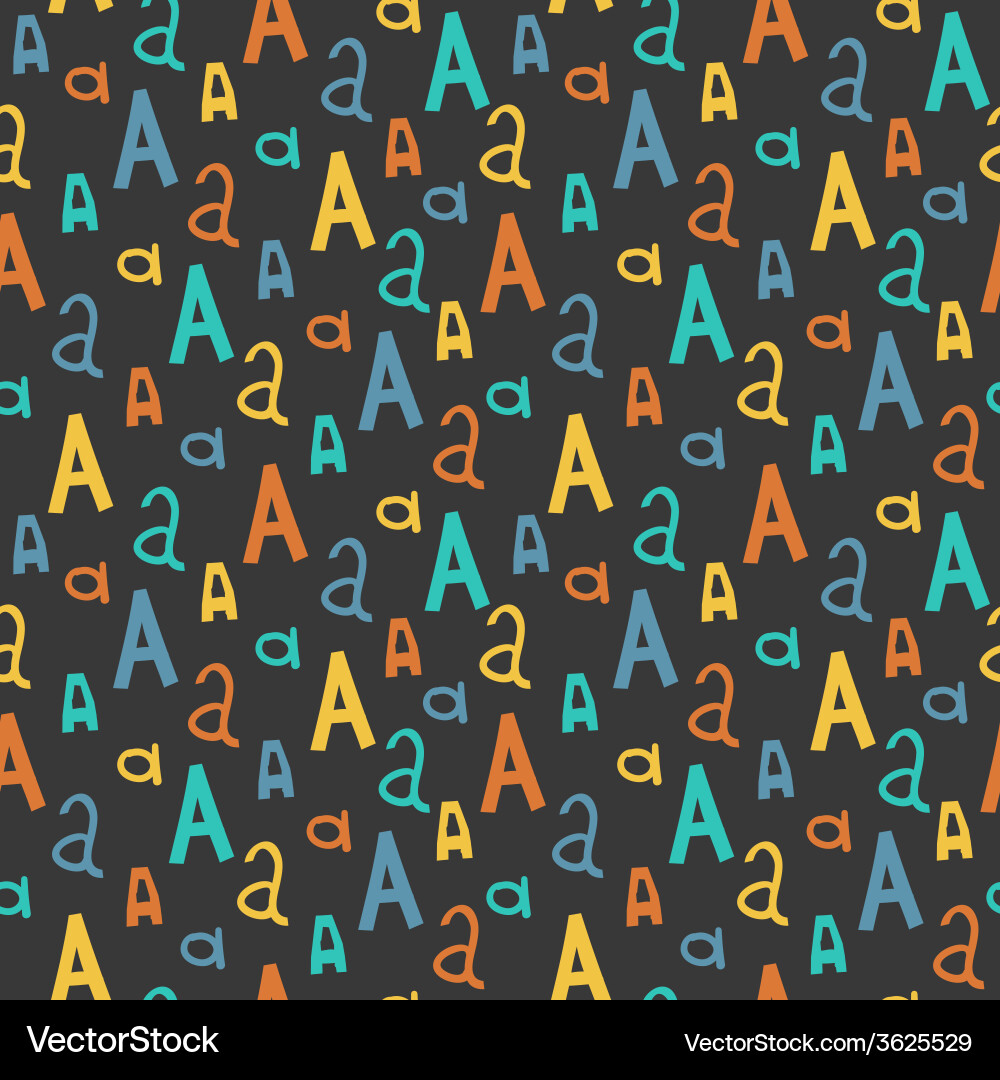 Unique abstract random seamless pattern Vector Image